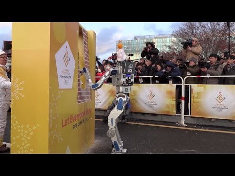 robots run as pyeongchang
