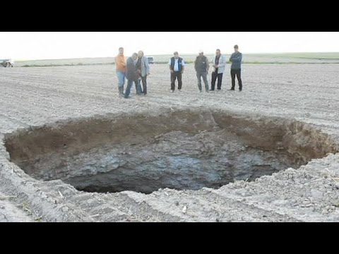 locals terrified as giant sinkhole appears