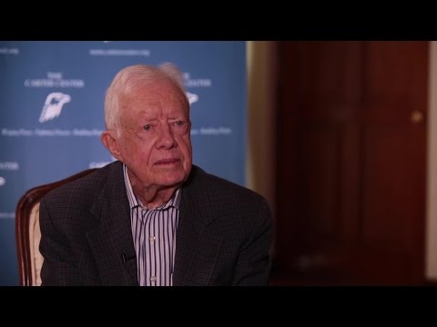 an interview with former us president jimmy carter