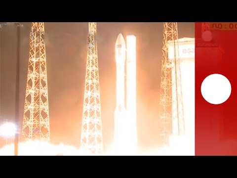 11 ton sentinel2a satellite launched from french guiana