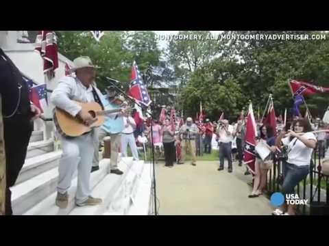 proconfederate flag rally held in alabama