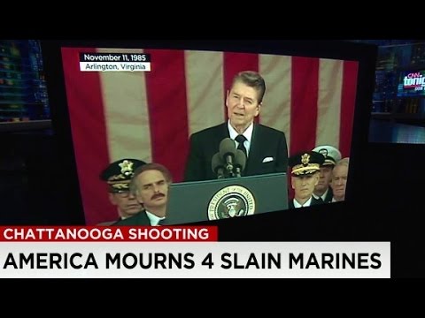 reagans iconic words help memorialise slain marines