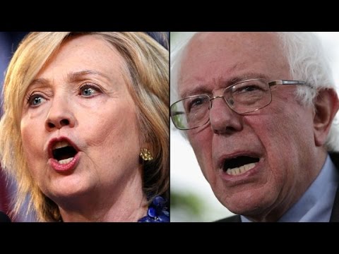 clinton and sanders in dead heat