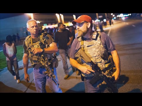 heavilyarmed oath keepers patrol ferguson