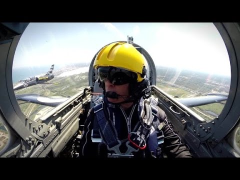 breitling jets perform at chicago air show