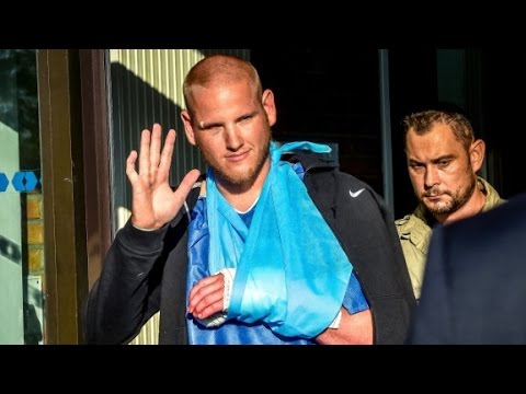 spencer stone leaves french hospital following treatment