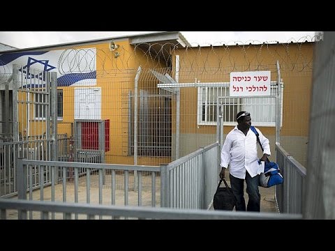 hundreds of african migrants released from israeli centre