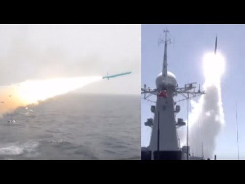 chinese navy missiles subs jets in action