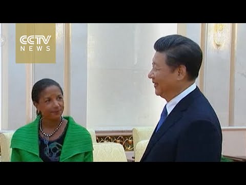 president xi meets us security advisor susan rice