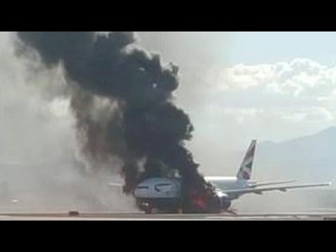 fire broke out on outbound british airways flight