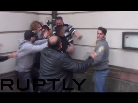 turks vs kurds in brutal frankfurt streetfight