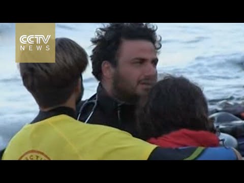 volunteers cry for help on greek island