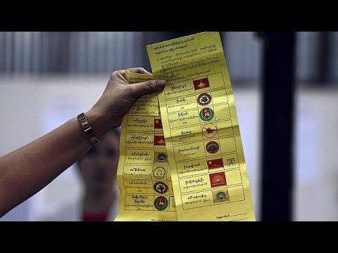 polls close in myanmars landmark