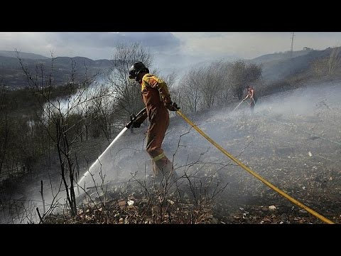 northern spain wildfires under control but alerts