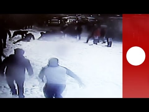 inner city avalanche buries pedestrians